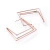 (Jewelry Parties Factory Sale)Brass Stud Earrings EJEW-L234-22RG-2