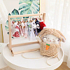 SUPERFINDINGS 12Pcs Miniature Wood Doll Clothes Hangers DIY-FH0005-32C-5
