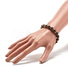 Gemstone Round Beaded Stretch Bracelet for Women BJEW-JB07708-5