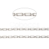 Rhodium Plated 925 Sterling Silver Figaro Chains STER-F052-12P-2