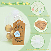 AHADERMAKER DIY Flower Keychain Making Kit DIY-GA0003-82-4