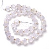 Natural White Chalcedony Beads Strand G-M367-39B-2