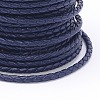 Braided Cowhide Leather Cord NWIR-N005-01E-3mm-3