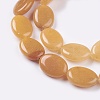 Natural Topza Jade Stone Beads Strands X-G-S113-06-3