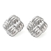 Brass Studs Earrings EJEW-K276-10P-2