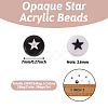 Opaque Acrylic Beads ACRC-TA0001-01-15