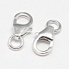 925 Sterling Silver Lobster Claw Clasps STER-F014-09E-1