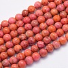 Natural Crazy Agate Beads Strands X-G-G707-8mm-A11-1