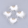Faux Mink Fur Tassel Pendant Decorations FIND-T040-10-1
