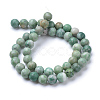 Natural Qinghai Jade Beads Strands X-G-T055-6mm-16-2