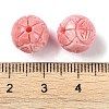 Synthetic Shell Dyed Carved Beads SHEL-H005-34-3