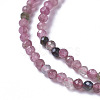 Natural Pink Tourmaline Beads Strands G-F596-06-2mm-3