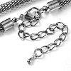 Iron Lantern Chain Necklace Making MAK-J009-29B-2