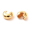 Brass Crimp Beads Covers KK-F824-036A-G-2