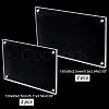 Nbeads 4Pcs 2 Style Acrylic Commodity Label Display ODIS-NB0001-24-4