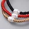 Nylon Thread Braided Bead Bracelets BJEW-JB04722-3