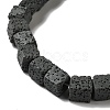 Dyed & Natural Lava Rock Beads Strands G-L435-01-8mm-23-3