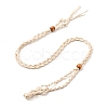 Braided Wax Rope Cord Macrame Pouch Necklace Making X-NJEW-J007-01-1