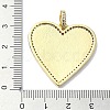 Rack Plating Real 18K Gold Plated Brass Micro Pave Cubic Zirconia Pendants KK-B084-03G-4