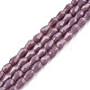 Opaque Solid Color Glass Beads Strands GLAA-N052-02-A07-1