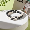 Handmade Polymer Clay Heishi Beads Stretch Bracelets Set BJEW-JB07443-3