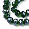 Electroplate Glass Beads Strands EGLA-A034-T10mm-A31-2