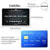 Rectangle 201 Stainless Steel Custom Thermal Transfer Wallet Card DIY-WH0252-028-2