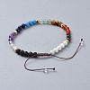 Adjustable Nylon Thread Braided Beads Bracelets BJEW-JB04441-3