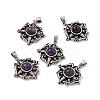 Natural Amethyst Pendants KK-A173-07AS-02-1