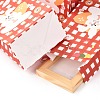 Rectangle with Rabbit Pattern Paper Candy Bags CARB-G007-03B-5