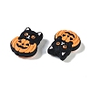 Halloween Theme Silicone Focal Beads SIL-M005-04C-2