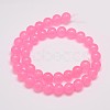 Natural & Dyed Malaysia Jade Bead Strands G-G659-10mm-A08-2