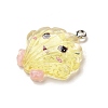 Marine Animal Series Resin Pendants RESI-Q012-01A-02-2