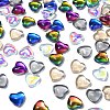 Heart Flat Back K9 Glass Rhinestone Cabochons MRMJ-YW0001-063B-2
