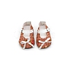 Tartan Pattern Cloth Doll Bowknot Shoes PW-WG66145-02-1