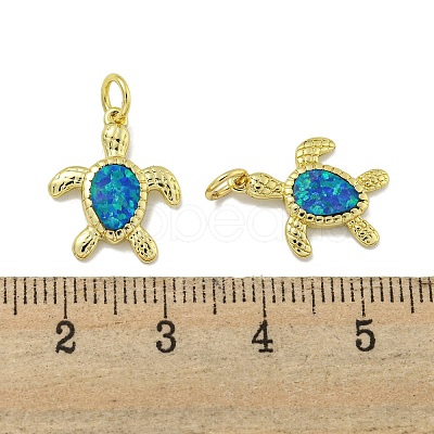 Synthetic Opal Pendants KK-E114-03G-1