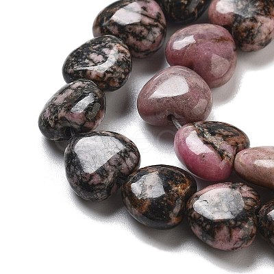 Natural Rhodonite Beads Strands G-R190-10mm-40-1