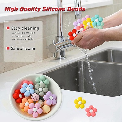 Food Grade Eco-Friendly Silicone Beads SIL-YW0001-23-1