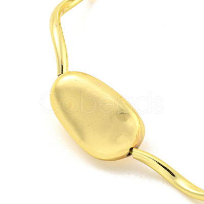 Rack Plating Brass Twisted Link Chain Bracelets BJEW-P322-19G-1