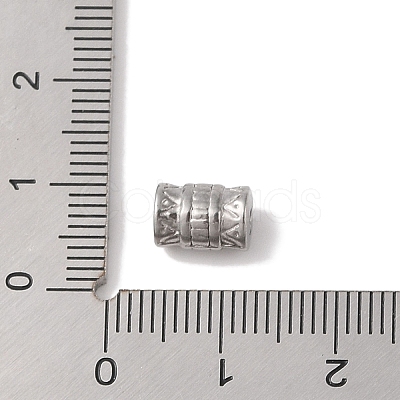 Non-Tarnish 304 Stainless Steel Beads STAS-Z058-03P-08-1