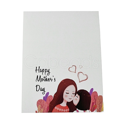 Mother's Day Gift Cards AJEW-E058-01A-1