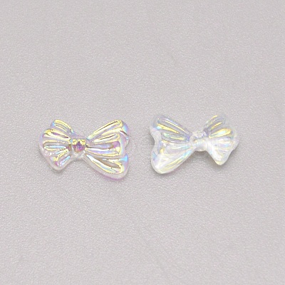 Resin 3D Bowknot Nail Art Cabochons Decorations MRMJ-WH0073-77-1