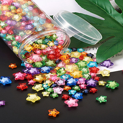 Transparent Acrylic Beads TACR-TA0001-12-1