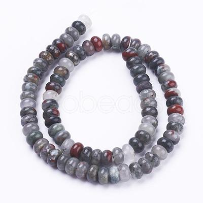 Natural Bloodstone Beads Strands G-F520-07-1