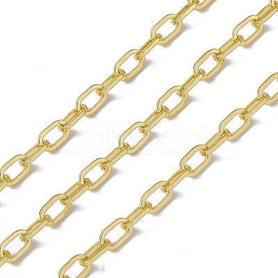 Brass Paperclip Chains CHC-P010-11G-1