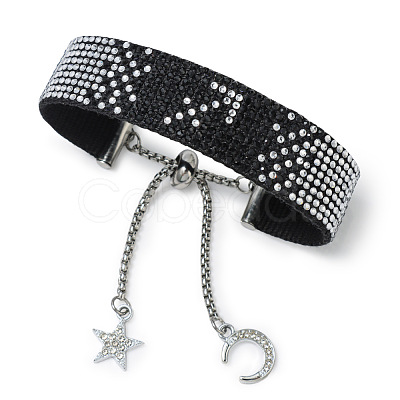 Constellation Adjustable Polyester &  Stainless Steel Bracelets PW-WG542AF-10-1