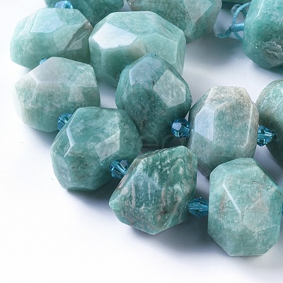 Natural Amazonite Beads Strands G-F653-16-1