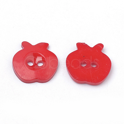 2-Hole Acrylic Buttons BUTT-Q037-05A-1