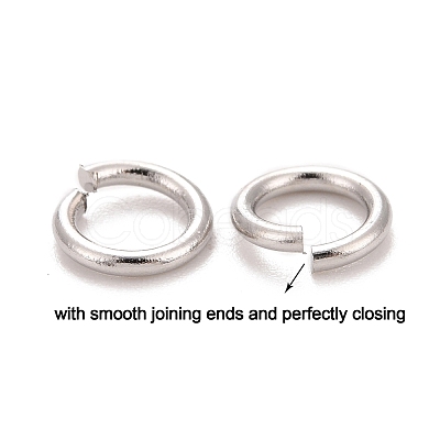 Brass Jump Rings KK-M165-6mm-01P-NR-1