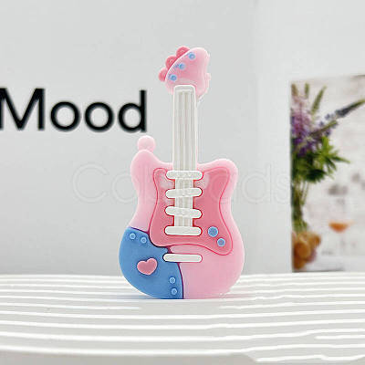 PVC Plastic Guitar Pendants PW-WG9F2F7-02-1